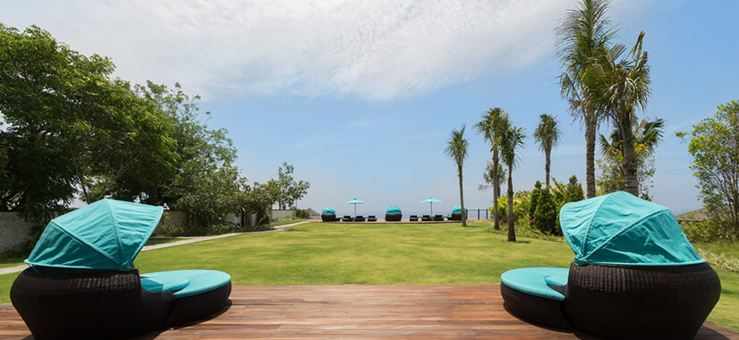 Pandawa Cliff Estate - The Pala - Poolside sea views